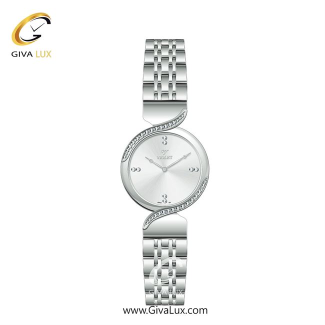 ساعت مچی اورجینال زنانه ویولت VIOLET نقره ای | نقره ای| نقره ای| کد رفرنس 0586